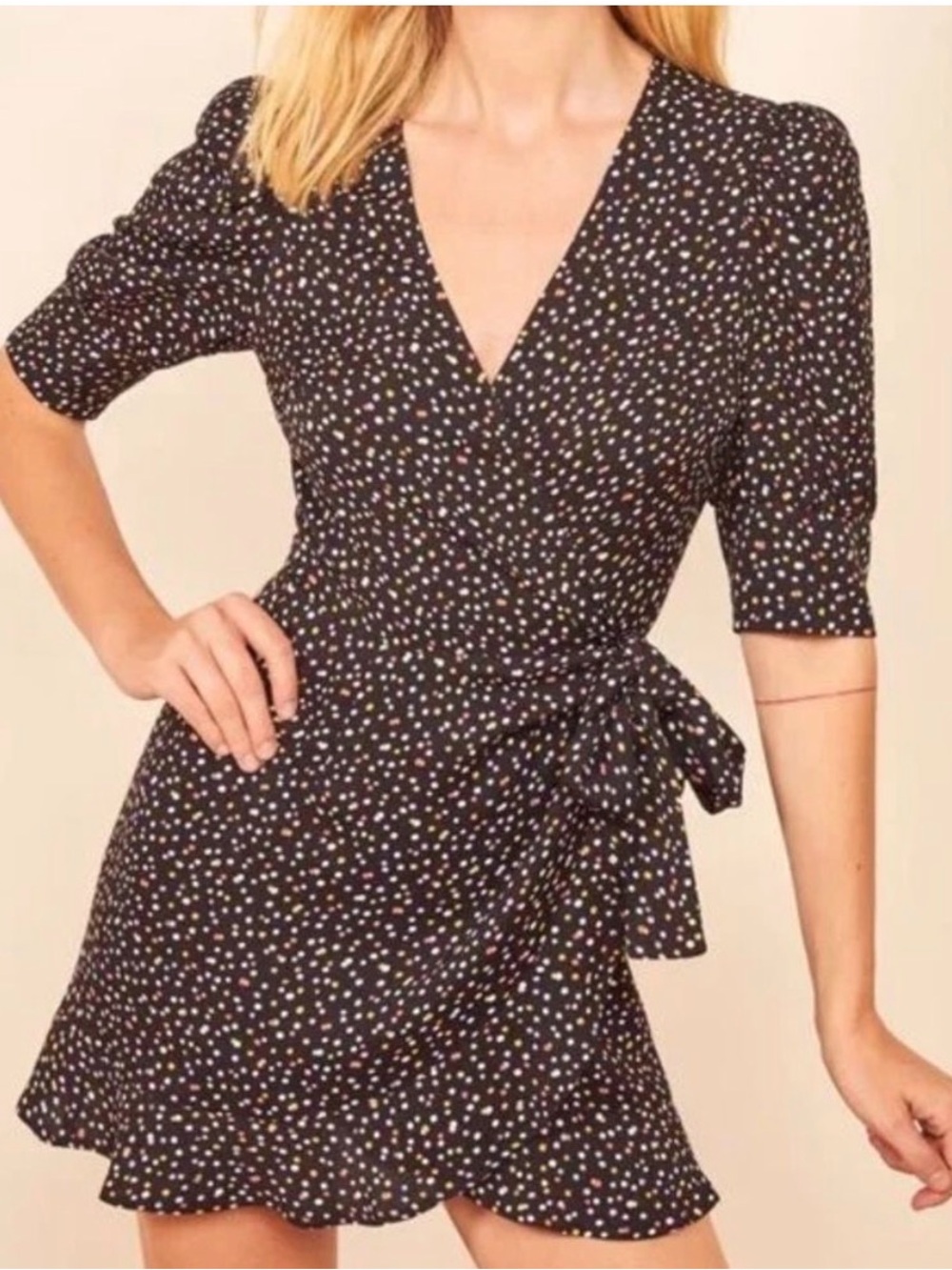 Reformation Deanna Wrap Dress